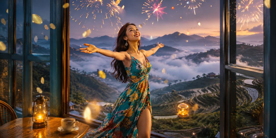 Không gian cà phê Sapa gợi cảnh người dùng theo dõi kèo bóng rổ trên điện thoại